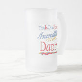 Beste papa cadeaus matglas bierpul (Voorkant rechts)