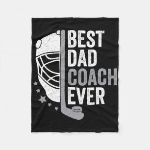 Beste Papa Coach Ooit Vaderdag Hockey Fleece Deken