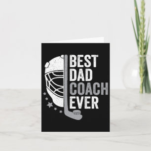 Beste Papa Coach Ooit Vaderdag Hockey Kaart
