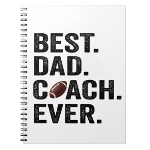 Beste Papa Coach Ooit Vaderdag Voetbal Cadeau Notitieboek