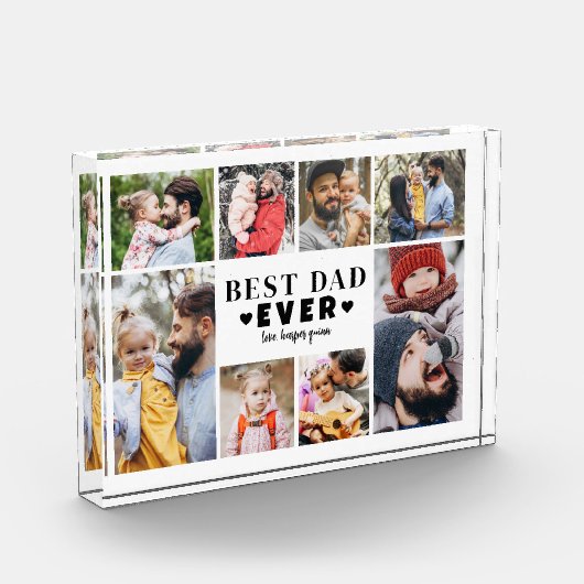 Beste papa collage fotoblokken (Links)