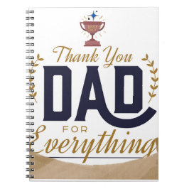 Beste Papa – Dank Je Ontwerp Notitieboek