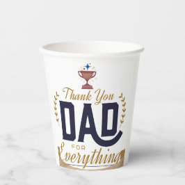 Beste Papa – Dank Je Ontwerp Papieren Bekers