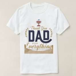 Beste Papa – Dank Je Ontwerp T-shirt