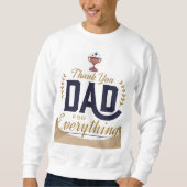 Beste Papa – Dank Je Ontwerp Trui (Voorkant)