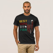 beste papa door golf T-Shirt (Voorkant volledig)
