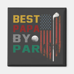 beste papa door golf T-Shirt Magneet