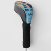 Beste papa door par aangepaste foto vadersdag tren golfheadcover (Schuin)