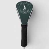 Beste papa door par aangepaste golfer naam tekst golfheadcover (Voorkant)