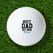 Beste papa door par aangepaste naam golfballen