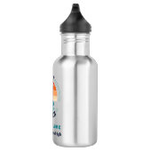 Beste Papa Door Par Aangepaste Retro Van Dochters Waterfles (Rechts)