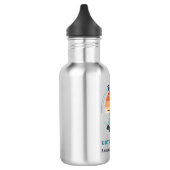 Beste Papa Door Par Aangepaste Retro Van Dochters Waterfles (Links)