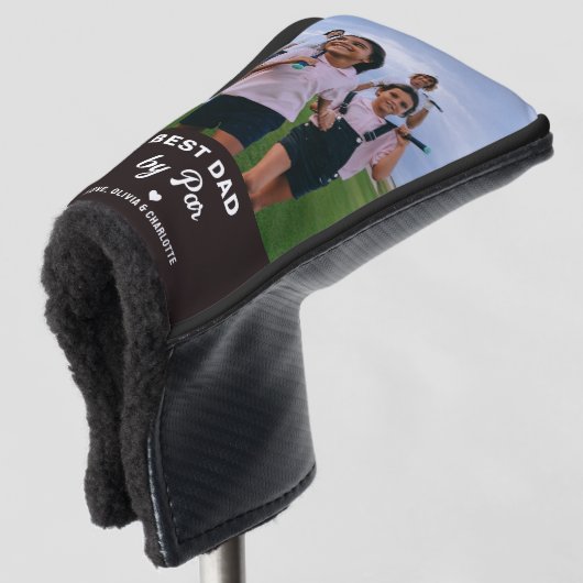 Beste PAPA door PAR Custom Afbeelding Vaderdag Golfheadcover (3/4 voorkant)