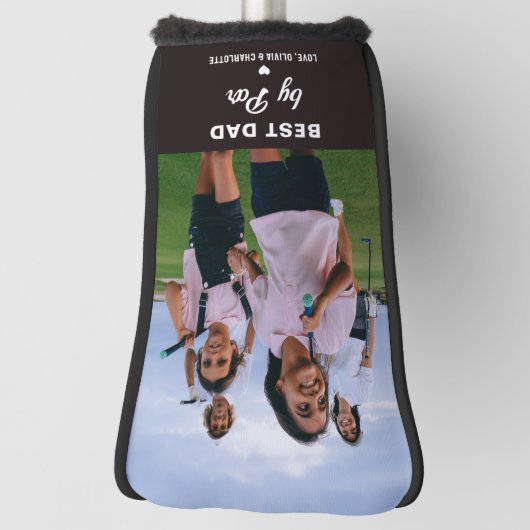 Beste PAPA door PAR Custom Afbeelding Vaderdag Golfheadcover (Draai 90)