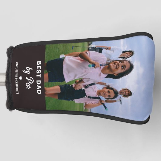 Beste PAPA door PAR Custom Afbeelding Vaderdag Golfheadcover (Voorkant)