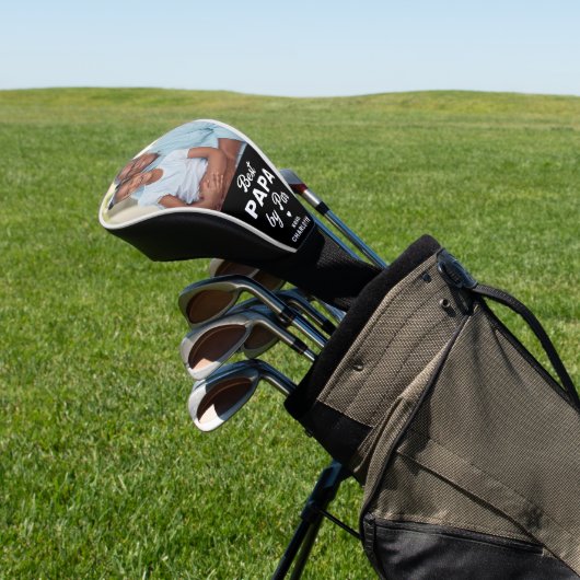 BESTE PAPA DOOR PAR Custom Foto Moderne Golfer Golfheadcover (Insitu)