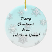 Beste Papa door Par Disc Golf Kerst   Keramisch Ornament (Achterkant)