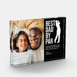 Beste papa door par foto & aangepaste bericht golf