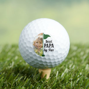 Beste Papa door Par Foto Golf Vlag Golf Golfballen
