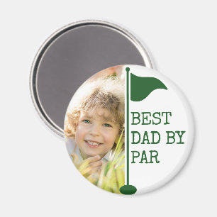 Beste Papa Door Par Foto Golf Vlag Magneet