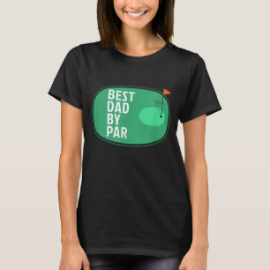Beste papa door Par Funny Golf Vaderdag Golfer T-shirt