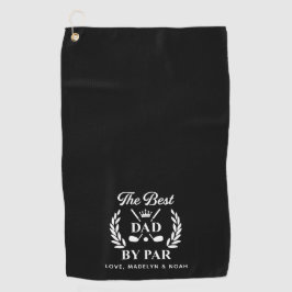 Beste Papa door Par Gepersonaliseerd, Vaderdag Gol Golfhanddoek