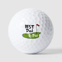 Beste Papa Door Par Gepersonaliseerde Naam Golfballen
