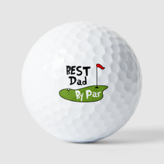 Beste Papa Door Par Gepersonaliseerde Naam Golfballen