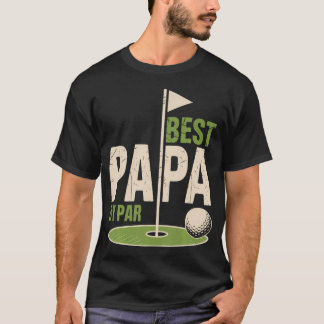 Beste Papa Door Par Golf Hole In One Vader T-shirt