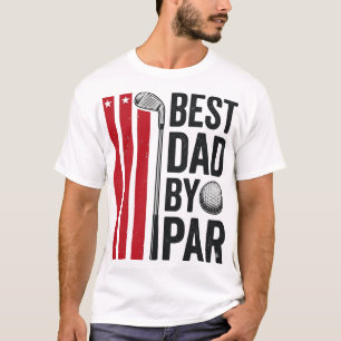 Beste Papa Door Par Golf Papa Vintage Design_1 T-shirt