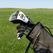 Beste Papa door Par Golf Silhouette Design Golfheadcover (Insitu)