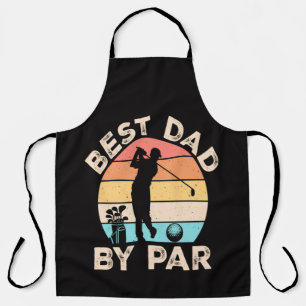 Beste Papa Door Par Golfen Schort
