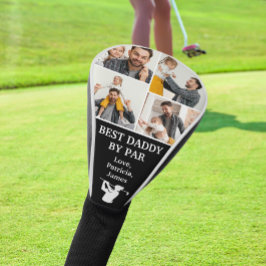 Beste papa door par met aangepaste foto's en beric golfheadcover