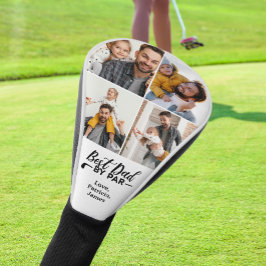 Beste papa door par met aangepaste foto's en beric golfheadcover