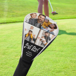 Beste papa door par met aangepaste foto's en beric golfheadcover