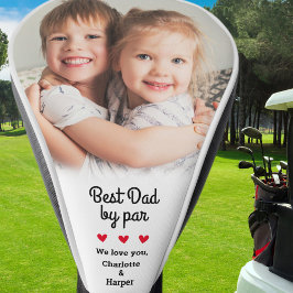 Beste Papa Door Par Modern Foto Aandenken Op Maat Golfheadcover