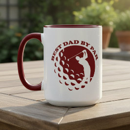Beste Papa Door Par Moderne Golf Golfsport Mok