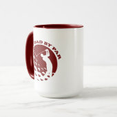 Beste Papa Door Par Moderne Golf Golfsport Mok (Voorkant links)