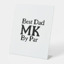 Beste papa door par monogram vaderdag eenvoudige r