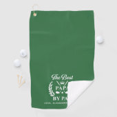 Beste Papa door Par Persoonlijk, Vaderdag Golf Golfhanddoek (Insitu)