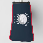 Beste papa door par vaders dag aangepaste modern golfheadcover (Draai 90)