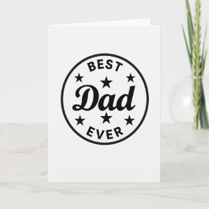 Beste Papa Eer Embleem Kaart