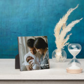 Beste papa Est eerste Vaderdag aangepaste foto Fotoplaat (Insitu)