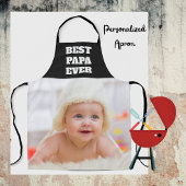 Beste Papa Ever Baby Foto Vaderdag Schort