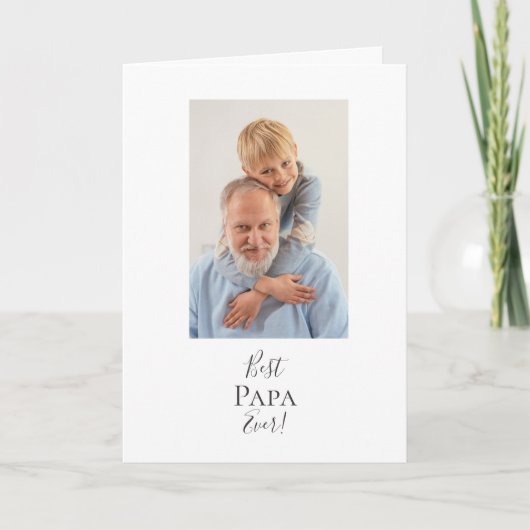 Beste Papa Ever! Kaart (Voorkant)