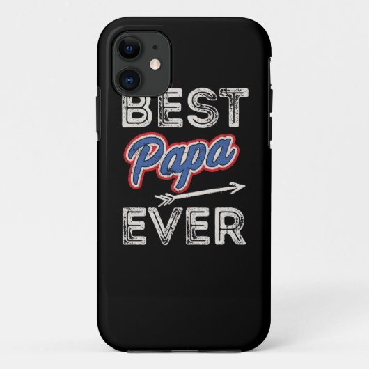 Beste Papa Ever Puerto Rico Pap Dag Case-Mate iPhone Case (Achterkant)
