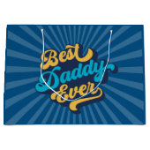 Beste papa Ever Vaderdag Groot Cadeauzakje (Voorkant)