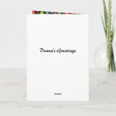 Beste Papa Feestdagen Kaart (Achterkant)