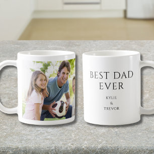 Beste papa foto gepersonaliseerd koffiemok