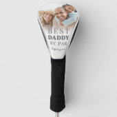 Beste papa foto vader golfheadcover (Voorkant)